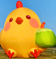 Modèle gonflable en PVC fraise géante personnalisé pour la décoration de magasin publicité réaliste de ballon pour la promotion