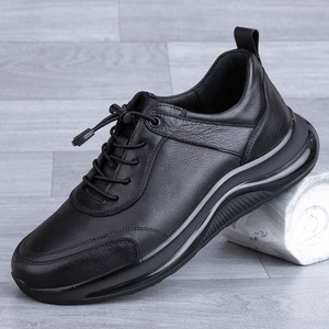 <span class=keywords><strong>Scarpe</strong></span> Casual in Vera Pelle per <span class=keywords><strong>Uomo</strong></span>, Sneakers in Pelle di Vacchetta di Prima Qualità, Foderate in Pile per l'Inverno, <span class=keywords><strong>Calde</strong></span> e Morbide con Suola Flessibile - Product Image 2