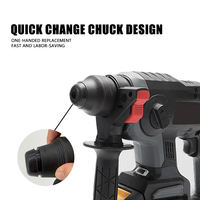 Marteau sans fil haute puissance, perceuse lithium double usage, 220V, alimenté par batterie, machinerie pour l'industrie du bâtiment