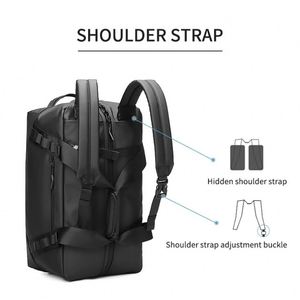 Luxury PU Leather Men Weekender <b>Overnight</b> Duffel <b>Bag</b> Travel <b>Bags</b> - Product Image 6