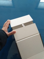 Nouvelle boîte pliante magnétique en papier avec grand logo personnalisé, emballage de luxe en carton, boîte cadeau pliable