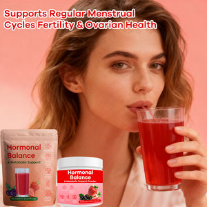 Complément alimentaire OEM PMS Relief PCOS pour soutenir le système immunitaire, saveur fraise et acaï, poudre pour l'équilibre hormonal - Product Image 2