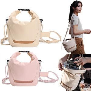 Mirrorless <b>Camera</b> <b>Bag</b> Shoulder Crossbody Solid Color Polyester Lightweight Universal For Dslr Slr Spring 2025 - Product Image 3