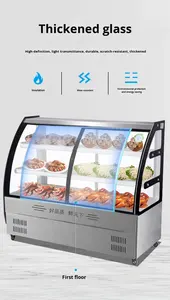 Réfrigérateur de présentation de gâteaux et légumes commercial personnalisé en usine pour les magasins de malatang et de pâtisserie - Product Image 6