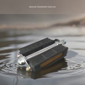 Pédales de vélo BMX de route 26 pouces 28 pouces, rétro, classiques, plates, ultralégères, en alliage d'aluminium avec réflecteurs - Product Image 4