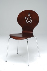 เก้าอี้รับประทานอาหารขาทองทันสมัยเฟอร์นิเจอร์บ้านไม้วางซ้อนกันได้พร้อมห้องครัว - Product Image 6