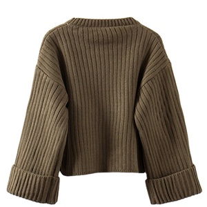 Maglione donna Pullover corto a manica lunga New Arrival da donna - Product Image 1