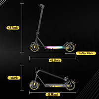 Stock UE, États-Unis, Royaume-Uni, vélo électrique urbain à deux roues de 10 pouces, scooters électriques pour adultes, scooters électriques auto-équilibrés pour la livraison