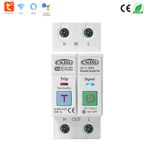 Disjoncteur intelligent TUYA 1-63A avec Wi-Fi, mesure de tension et de courant, protection contre les fuites, relais de coupure L+N 110V 230V - Product Image 3