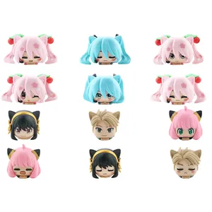 C Estilos de Mentir Anime PVC Figura FAMÍLIA ESPIÃO MIKU DEMON SLAYER RE ZERO REM RAM JUJUTSU KAISEN Tokyo Revengers Manga Estatueta