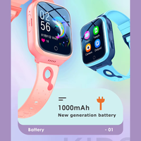 Bracelet intelligent GPS pour enfants K9, très vendu, avec bouton SOS, appel vidéo HD 4G, étanche IPX7, montre intelligente pour enfants, idéal pour un cadeau