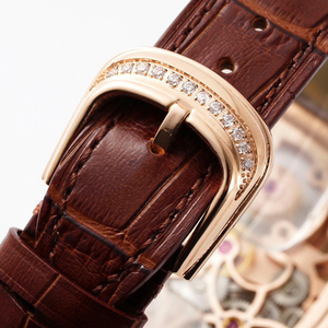 Reloj de Lujo para Hombre, con Moissanita en Oro Rosa, Diseño de Barril, Mecánico, Totalmente Automático, Tourbillon, Deportivo, de Alta Calidad, para Negocios - Product Image 6