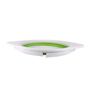 Cozinha BPA Free Silicone Foldable Food Strainer Basket Colanders Dobráveis Com Suporte Dobrável - Product Image 5