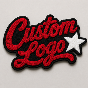 Parches de chenilla de alta calidad con transferencia de calor, logotipo de letras 3D personalizado, parche de chenilla termoadhesivo para sudadera con capucha - Product Image 1