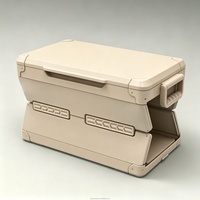 Lichtgewicht 35QT opvouwbare koelbox van PP, geïsoleerd, opvouwbare ijsbox, opbergbox, houdt koel voor buiten kamperen