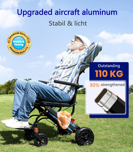 <span class=keywords><strong>Fauteuil</strong></span> <span class=keywords><strong>roulant</strong></span> manuel pliable en aluminium léger, repose-pieds réglable et amovible, siège confortable, aide à la mobilité pour personnes âgées et handicapées - Product Image 4