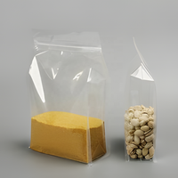 Poissons isolés livraison plastique Kraft papier plat fermeture éclair pochette sacs PE rapide stand-up scellant thermique emballage alimentaire Animal