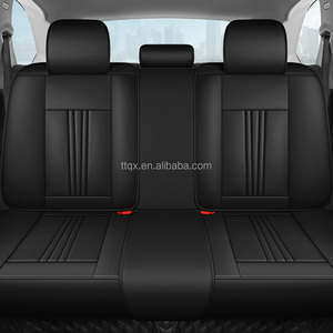 Coprisedili in Pelle Nappa <span class=keywords><strong>Nera</strong></span> per Volkswagen Arteon Atlas Taos Tharu <span class=keywords><strong>T</strong></span>-<span class=keywords><strong>Roc</strong></span>, Anti-Macchia, Miglioramento Interni per Guida Quotidiana - Product Image 3