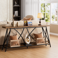 Tables consoles pour entrées étroites avec rangement, design moderne en bois de luxe, écologiques et durables, meubles de salon