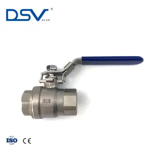 Dsv Merk 1000 Wog CF8M 2 Pc 3/4 Inch Kogelkraan