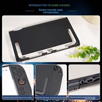 Étui en cuir fendu 2 pièces pour console de jeu portable Switch 2 NS2, housse de protection pour manette, coque de console de jeu