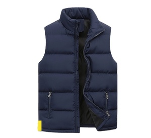 Veste sans manches en duvet pour homme, très vendue, hiver, logo personnalisé, vente en gros - Product Image 1