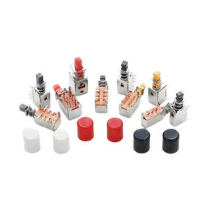 Interruptor de botón con bloqueo automático Pinch A03 de 6 pines, 1NO1NC, 250V, IP40, de plástico, para encendido de decodificador - Product Image 4