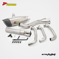 Système d'échappement de moto Forsound Factory à prix de gros, silencieux arrière 3D Forerunner, système slip-on pour CFmoto 675NK 675SR