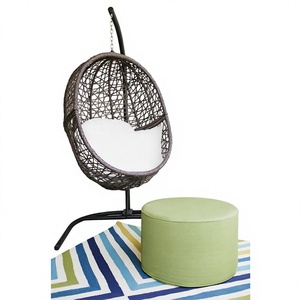 Wholesale Modern Metal Hotel Outdoor Swing <b>Chair</b> with Waterproof Cushion Hanging <b>Garden</b> <b>Egg</b> -<b>Chair</b> - Product Image 4