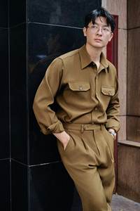 Ropa de moda Camisa de verano marrón THE SOUL Menswear Camisa de hombre Estilo casual para el verano - Product Image 5