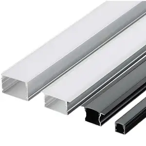 Perfil Led de aluminio con forma personalizada para centro comercial y sala de exposiciones Perfil Led DE LUZ DE ALUMINIO