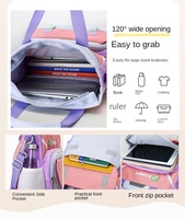 Sac à dos scolaire imperméable de style britannique tendance avec fermeture éclair pour étudiants, grande capacité, bretelles arquées – Conception portable