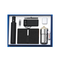 Ensemble cadeau USB et batterie externe avec logo personnalisé, stylo, carnet et haut-parleur – Cadeau d'affaires écologique pour cadres, OEM