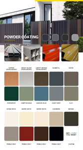 Customizable 6 Ft Aluminum Fence <strong>Panels</strong> Black Powder Coated <strong>Modular</strong> Frame <strong>System</strong> Outdoor Garden Villa Yard Boundary Privacy - Product Image 6