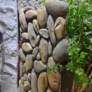 Painel de Parede de Pedra <span class=keywords><strong>Artificial</strong></span> PU 3D com Textura Natural de Rocha de Rio, Impermeável e Leve para Interiores e Exteriores de Vilas - Product Image 4