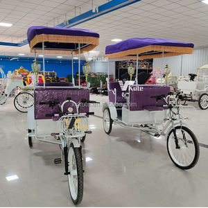 Vente directe d'usine, tricycle 4 places, tricycle à 3 roues/à pédales et à moteur électrique, prix d'usine - Product Image 2