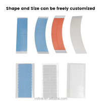 Ruban Adhésif Transparent Invisible Double Face Imperméable Facile à Utiliser (36 pièces/sac) pour Perruques et Compléments Capillaires