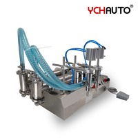 Machine de remplissage d'eau potable à petite échelle commerciale, prix bouteille de chine minérale Pure 500 ML Semi-automatique