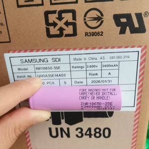 <span class=keywords><strong>Batería</strong></span> <span class=keywords><strong>Electrónica</strong></span> Más Vendida, <span class=keywords><strong>Batería</strong></span> de Iones de Litio 18650 3500mah 35E, Ampliamente Utilizada para Bicicletas Eléctricas, Linternas, Scooters, 3.7v - Product Image 4