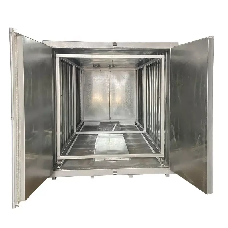 Change Customized 180 Degree Powder Coat Oven With Trolley Metal Coating Machine to Curing Epoxy Powder Paint Moisture Drying