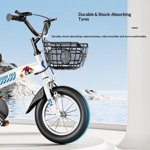 Bicicleta Infantil Modelo Capricorn de 14 Pulgadas con Ruedas de Entrenamiento y Freno para Niños y Niñas de 2 a 9 Años - Product Image 3