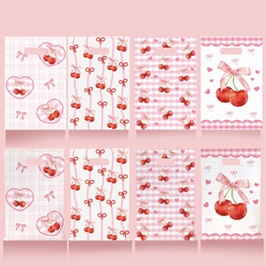 Sacs d'emballage autocollants en forme de cerise de dessin animé pour sacs à <span class=keywords><strong>main</strong></span>, biscuits, bonbons et chocolats - Product Image 1