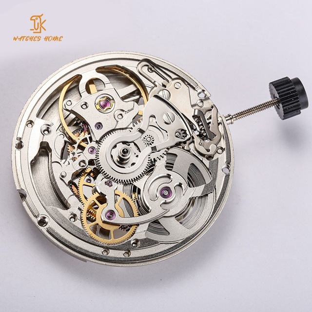 Sw200 Automatic Self-winding Mechanical Movement Modified Hollow out design Customization SW200-1 Skeleton Watch ODM Factory