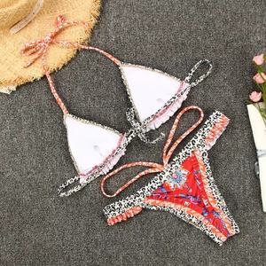 OUTPACE New Women Swimwear <b>Set</b> Split High Waist,tummy Control Swimwear Women for Sale - Product Image 4