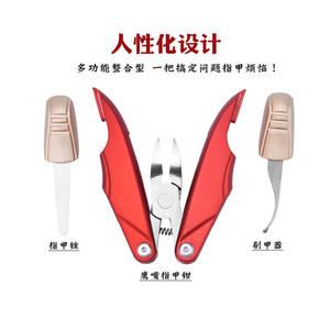 Cortaúñas Alicates plegables de <span class=keywords><strong>Nariz</strong></span> de águila para almacenamiento Cuidado personal Trim Uñas gruesas y duras Uñas de acero inoxidable Gr - Product Image 4
