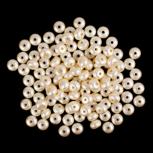 500g en vrac <span class=keywords><strong>8</strong></span>*13mm <span class=keywords><strong>coton</strong></span> givré <span class=keywords><strong>perle</strong></span> trou droit perles plates pour Bracelet boucles d'oreilles faisant dispersé à la main bricolage accessoires - Product Image 5