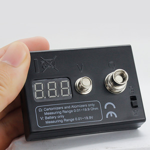 เครื่องทดสอบแบตเตอรี่โอห์มมิเตอร์แบบดิจิตอล 0.01-19.9V 0.01-19.9 โอห์ม การวัดแรงดันไฟฟ้าสำหรับคาร์โตไมเซอร์และอะตอมไมเซอร์ - Product Image 4