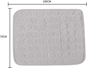 Tapis de refroidissement moderne et écologique pour chien, lavable et antidérapant, <span class=keywords><strong>couverture</strong></span> de refroidissement douce - Product Image 3