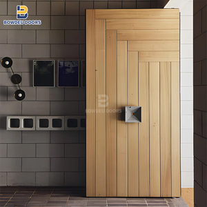 Özel Tasarım Alüminyum Lüks Villa, Konut, Otel Girişi, Ticari Dış Mekan Projesi için Modern Büyük Boy Pivot Kapı - Product Image 3