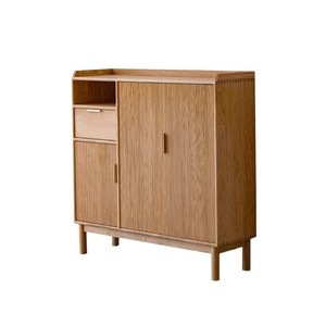 Zapatero de Estilo Japonés, Mueble de Madera Maciza para Entrada, Estante de Almacenamiento de Gran Capacidad para el Hogar - Product Image 5